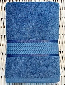 Полотенце махровое Амур Он и Она 70*130 дельфинный