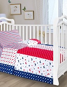 КПБ детский поплин с простыней на рез. 140х107 "Кассиопея"