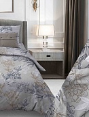 КПБ 1,5 сп. Бязь диз. № 189 Симфония, серо-бежевый (N)