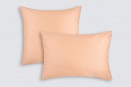 Наволочки из сатина Моноспейс Ecotex 2шт. 70*70 персиковый