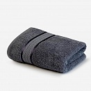 Полотенце махровое Амур Он и Она 70*130 серый