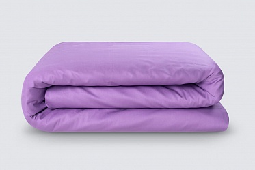 Пододеяльник из сатина Моноспейс Ecotex 2 спальны фиолетовый