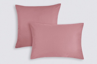 Наволочки из сатина Моноспейс Ecotex 2шт. 70*70 бузина