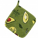 "Прихватка рогожка 20х20 ""Радушная хозяйка"" Авокадо"