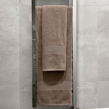 Полотенце махровое Тиффани Он и Она 70*130 капучино