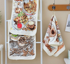 Полотенце микрофибра 40х60 с карабином в ассортименте 