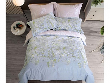 В195 постельное белье из сатина Сайлид 1,5 спальное