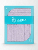 Набор махровых полотенец ЛАЙФСТАЙЛ Светло-сиреневый (50*90+70*130)