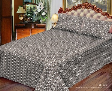 EL-012 покрывало гобеленовое многоцветное Акварель 150х200