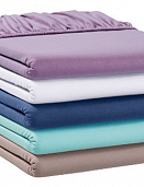 Простыня на резинке поплиновая 90*200*20, в ассортименте