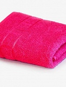 Полотенце махровое Юнона Он и Она 70*130 пурпурный