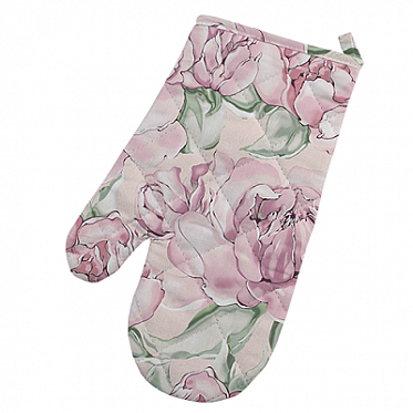 Пионы прихватка-рукавичка Радушная Хозяйка 17*30