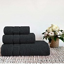 Полотенце махровое Юнона Он и Она 50*90 черный