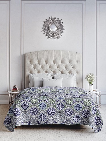 Орнамент Зелёный постельное бельё из бязи Ночь Нежна семейное