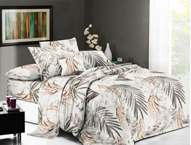 КПБ 2-х сп. Бязь Люкс с европростыней 5553