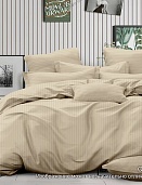 12-0605 (слоновая кость) постельное белье из страйп-сатина Бояртекс 2 спальное с европростынёй