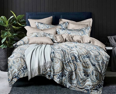 BR-2 постельное белье из сатина СайлиД 1,5 спальное