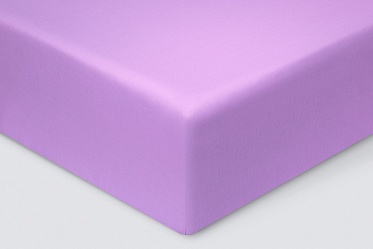 Простыня из сатина Моноспейс Ecotex 1,5 спальная фиолетовая 