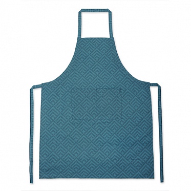 Фартук Радушная хозяйка 70х90см, Ромбы синий