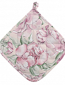 "Прихватка рогожка 20х20 ""Радушная хозяйка"" (Пионы)"