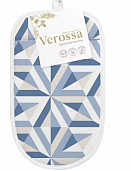 "Прихватка хлопок 17х25 ""Verossa""Ромбы голубые"