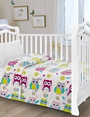 Совенок плед детский велсофт Аделис 100х140