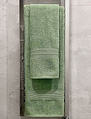 Полотенце махровое Тиффани Он и Она 50*80 фисташковый