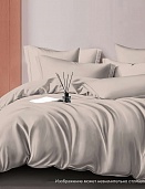 13-1405 ТРХ Кремовый постельное белье из сатина Бояртекс 2 спальное с европростыней 