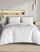 Орхидея постельное бельё из страйп-сатина Ecotex семейное