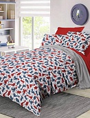 BL-36 постельное белье из сатина СайлиД 1,5 спальное