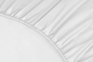Простыня на резинке Моноспейс Ecotex 180*200*23 белая