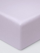 Простыня из сатина Моноспейс Ecotex евро  сиреневая