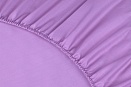Простыня на резинке Моноспейс Ecotex 180*200*23 фиолетовая