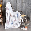 "Плед ""Амели"" 150х200, велсофт (Перышки ВБ)"