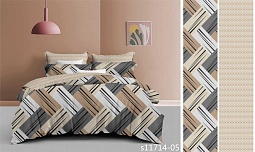 11714-05 A/B постельное бельё из поплина Luxor Бояртекс 2 спальное с европростынёй