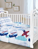 КПБ детский поплин 140х107 "Полет"