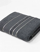 Полотенце махровое Неаполь Он и Она 70*130 серый