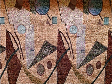 JМ-052 покрывало гобеленовое многоцветное Акварель 150х200